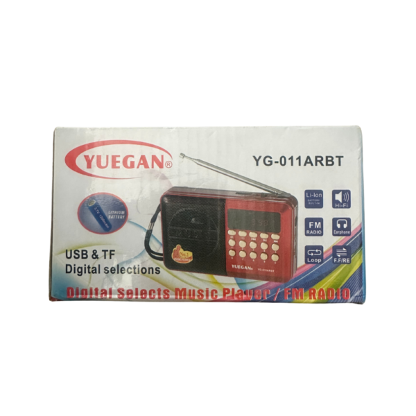 2 YUEGAN Digitális FM Rádió és MP3 Zenelejátszó