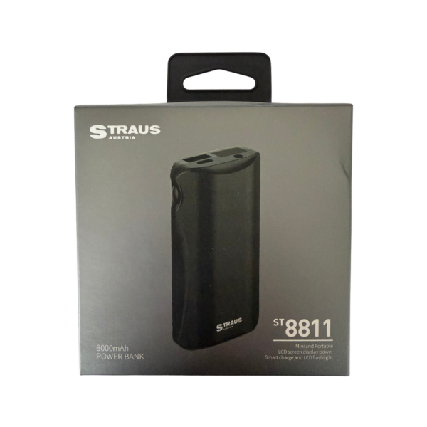 st1 Straus ST8811 Power Bank (8000mAh) – Új